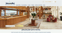 Desktop Screenshot of jerusalemgatehotel.com